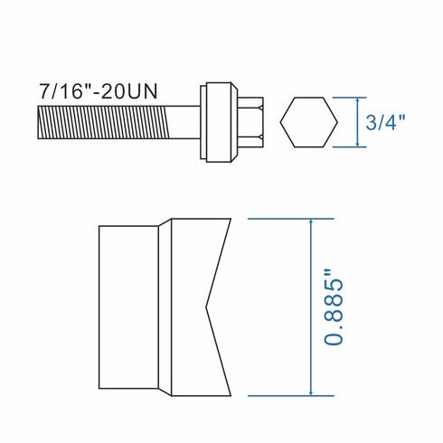 AMZCNC Manual Knockout Punch Kit, Heavy Duty Metal Sheet Knock Out Box Hole Cutter Conduit Punch Driver Die Set ((Conduit Hole Size) 1/2" Knockout...
