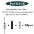 Tnisesm 10 Pcs 113 C Metal Thermal Cutoffs Thermal Fuse 10A 250V with Non-Insulated Butt Connectors(22-18 AWG) for Motor Transformer Electric Indu...