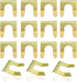 15 Pieces Brake Line Clips Metal Brake Line Retainer U Shaped Brake Hose Clips Replacement Hose Clamps Metal Brake Line Retainer Brake Cable Clip ...