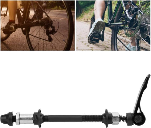 Bicycle Rear Hub Axle, 5.7in Hollow Rear Axle 6.9in Quick Release Rear Wheel Bike Axle Bike Repair Tool Accessories for Bikes...