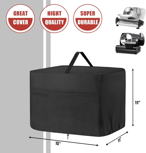 Meat Slicer Cover,Dust-proof Meat Slicer Machine for Home compatible with OSTBA Meat Slicer Commercial,Fit for Elite for OSTBA Meat Slicer -15" L ...