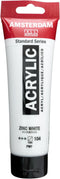Royal Talens Amsterdam Standard Series Acrylic Color, 120ml Tube, Zinc White (17091042)...