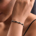 Shop LC Black Spinel Birthstone Bolo Bracelet for Women Wedding Jewelry for Bride Adjustable Slider Chain Birthday Gifts for Women...