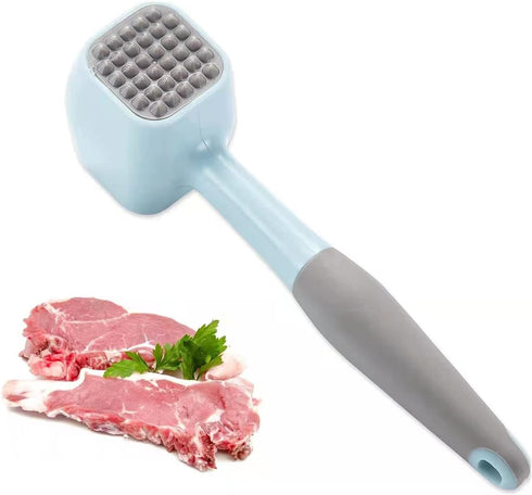 Meat Tenderizer Hammer Mallet With Comfort Grip Rubber Handle, Dual-Sided Meat Pounder For Tenderizing Steak, Beef, Chicken, Lamb, Vegetable, Minc...