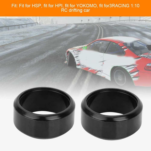 4PCS RC Drift Wheels, RC Drift Hard Tires 26mm Rubber RC Tire Fit for 1:10 RC Drifting Car Accessory(01) Rc Drift Tires Drift Tires 1/24 Scale Rc ...