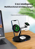 Magnetic Wireless Charging Station, 3 in 1 Wireless Charger for Phone 15W Charger Holder Support for Phone 15 14 13 12 Pro Max, Watch 9/8/7/6/SE/5...