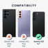kwmobile Case Compatible with Samsung Galaxy S22 Case - TPU Silicone Phone Cover with Soft Finish - Matte Lavender Grey...