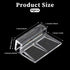 6 PCS Aquarium Lid Clips, 6mm Clear Acrylic Fish Tank Lid Holder Aquarium Cover Support Clamps for Rimless Aquarium Glass Top, Plastic Fish Tank C...