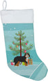 Caroline's Treasures CK3804CS Bernedoodle Christmas Tree Christmas Stocking Fireplace Hanging Stockings Christmas Season Party Decor Family Holida...