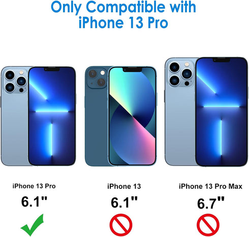 JETech Screen Protector for iPhone 13 Pro 6.1-Inch with Camera Lens Protector, Easy-Installation Tool, Tempered Glass Film, 2-Pack Each......