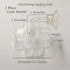Aquarium Shrimp/Small Fish Feeding Dish Feeder Dish, Acrylic Material, Mini Size (Clover Shaped)...