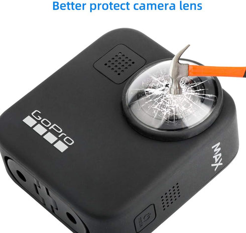 4 Packs Compatible with gopro max Protective Lens...