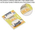 uxcell 0.5mm Pitch 8 Pin to 8 Pin Extension Connector Adapter for FFC FPC Cable Extend Zip HDD...