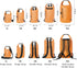 ROCK CLOUD Dry Bag Waterproof 10L Dry Sack for Kayaking Rafting Boating Beach Surfing Swimming Canoe Camping Hiking Fishing Ski, Orange...