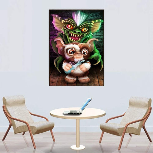 MMAHD 5D DIY Diamond Art Painting Kits for Adults Full,Fairy Monster Full Drill Embroidery Paintings Rhinestone Pasted DIY Painting Cross Stitch A...