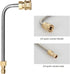 Sooprinse Washer Gutter Cleaner Attachment,Pressure Washer Gutter Rod for Lance/Wand 1/4 Inch Quick Connect,90 degrees curved rod (7 inch)...