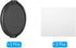 PATIKIL 72mm Lens Cap, 3 Pack Sides Pinch Snap Camera Lens Cover for Front Lens with Cloth, Suitable for 72mm Thread Universal DSLR Lenses for Nik...