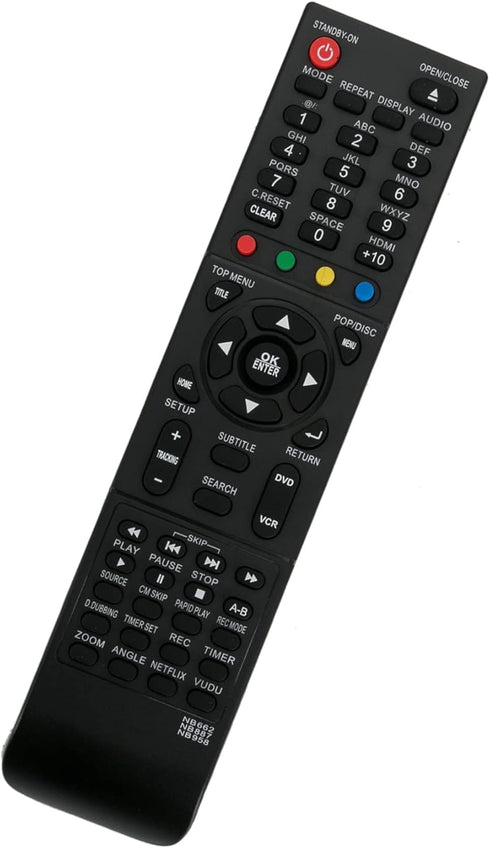 NB662 NB887 NB958 Replace Remote Control fit for Magnavox DVD CD Player NB662UD NB887UD NB958UD MBP5210 MBP5210F MBP5210/F7 DV225MG9 MBP5220 MBP52...