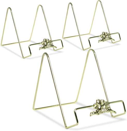 Cherub Angel Design Display Easel - Set of 3 - Highlight Small Flat Decor Items - 6" H - Decorating Accessory...
