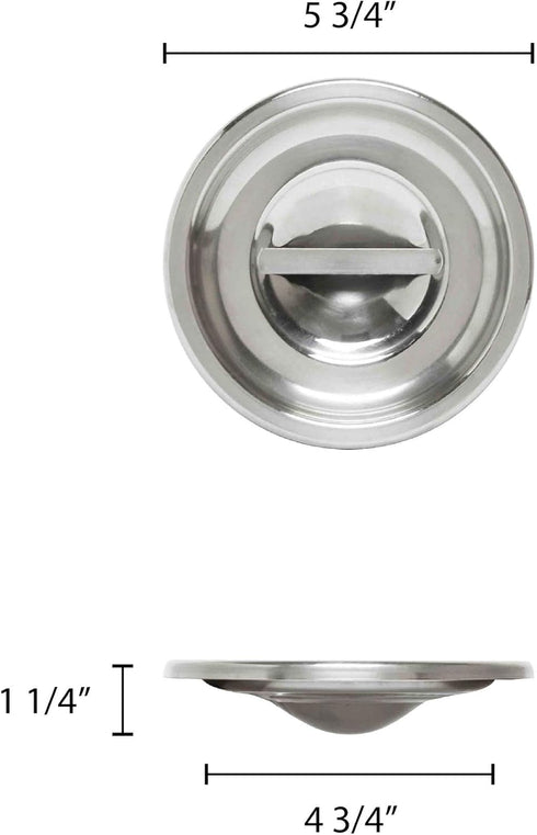 Excellante 2-Quart Stainless Steel Bain Marie Cover...