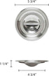 Excellante 2-Quart Stainless Steel Bain Marie Cover...