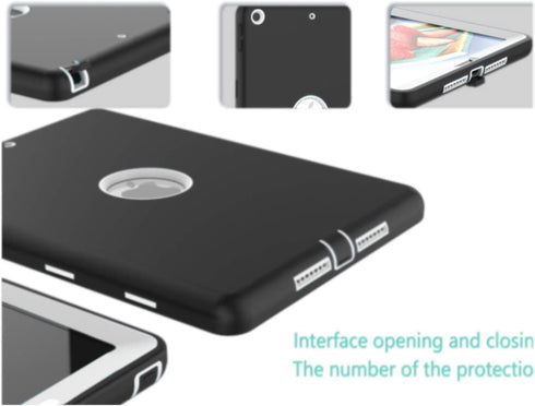 Case for iPad 9th / 8th / 7th Generation Cover case 10.2 inch with Built-in Screen Protector Model MYLF2LL/A MYLD2LL/A MYLC2LL/A MYN32LL/A MYL92LL...
