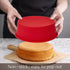 4 packs Silicone Cake Pans for Baking,Round Cake Molds for Cupcake,Cheese Cakes and Chocolate Cakes, Non-stick silicone bakeware sets BPA free(2 p...