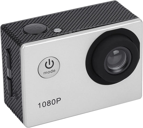 VBESTLIFE Mini Ultra HD Action Camera 1080P 12MP Sports Camera with Wide Angle Lens Full HD 2.0 Inch TFT LCD Screen Support 30m/98ft Underwater Wa...
