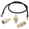 SMA to F Adapter SMA Male to F Type Male 20 inch RG58 Coax Coaxial Extension Cable +3pcs F Type to SMA Male Female Connector for RF Application...