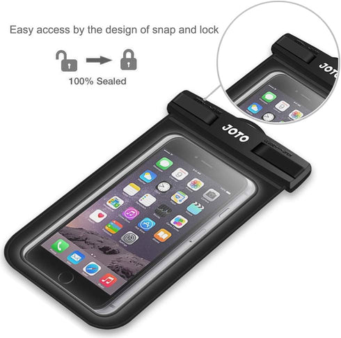 JOTO Waterproof Phone Pouch IPX8 Universal Waterproof Case Dry Bag Phone Protector for iPhone 15 14 13 12 11 Pro Max Plus XS XR X 8 Galaxy S23 S22...