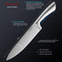 RAXCO Block Knife set in giftbox,One-Piece Stainless Steel kitchen Knife,cuchillos para cocina...