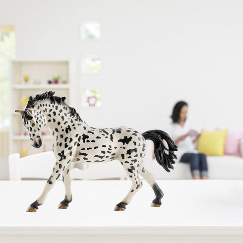 5inch Horse Toys, Denmark Knabstrupper Mare Toy Knabstrupper Horse Toy, for Girls Boys, Figure Farm Life Horse Farm Life Horse Club Education Toy ...