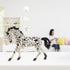 5inch Horse Toys, Denmark Knabstrupper Mare Toy Knabstrupper Horse Toy, for Girls Boys, Figure Farm Life Horse Farm Life Horse Club Education Toy ...