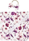 Baby Swaddle Blanket Newborn Girl Swaddle and Headband Set Purple Flowers Floral Print Wrap Shower Gift...