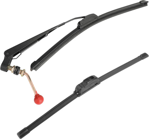 UTV Wiper,UTV Windshield Wiper Kit,Car Accessories UTV Manual Hand Operated Windshield Wiper Assembly with Instruction,Compatible with Polaris Ran...