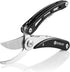 BIBURY Gardening Hand Pruners, 5 in 1 Multitools Folding Scissors 420 Stainless Steel Pruning Shears Bonsai Cutters for Tree Trimmers Secateurs,Ga...