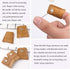 8 Pcs Thimble + 30 Pcs Sewing Needles, Finger Protector Fingertip Adjustable Metal Bronze Rings and Leather Coin Thimble for Needlework, Hand Embr...