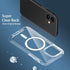 Magnetic Case Compatible with iPhone 11 Case, Compatible with MagSafe Wireless Charging, Transparent Anti-Scratch Back Shockproof Protective Slim ...