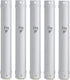 MEZUZAH CASE Holder (shidell) ??? ????? Plastic Semiround Silver shin Waterproof Rubber Cork lot of 5 (White, 15)...