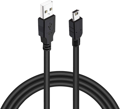 Suptig Charging Cable Mini USB Charging Cable 2 Pack Compatible for Gopro Hero 4 Silver Hero 4 Black Hero 3+ Silver Hero 3+ Black Hero 3 White Her...