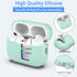 AirPods Pro 2nd Generation Case Cover, Military Grade Anti-Fall Soft Silicone Shock-Absorbing AirPods Pro Case Skin Touch with Keychain and Cleani...