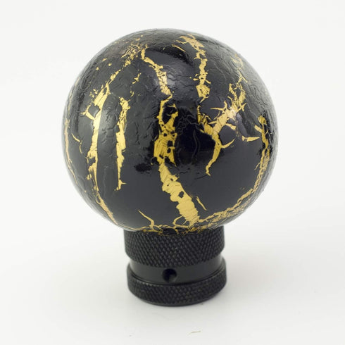 Black Crack Ball Universal Shift Knob Manual Gear Shifter Automatic Stick Shift Handle Shifter Knobs for Car Vehicles...