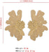 Large Flower Dangle Drop Earrings for Women Unique Charm Gold Tone Stud Earrings for Girls Chic Floral Statement Earrings for Party, Wedding, Shop...