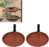 TOPINCN Tree Mount Bird Tray, Tree Mounted Bird Feeder Easy to Install for Backyard (2 Pot and 2 Bracket)...