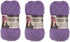 Loops & Threads Impeccable Yarn 4.5 oz Lavender (3-Pack)......