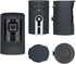 Silicone Skin Case Cover Sun Glare, UV & Weather Protection Skins Compatible for Ring Stick Up Camera Battery (2nd Generation) - Black (1 Pack)...