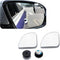 2 PCS Car Blind Spot Mirror, 1.96" x 1.96" Self-adhesive Wide-angle Sector-shaped Frameless Convex Glass Reversing Assist Mirror, Modification Acc...