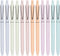 Gel Pens, Office Pens, 12 PCS 0.5mm Black Ink Pens Fine Point Smooth Writing Pens, Ball Point Pens for Journaling, Ink Not Skip, Cute Aesthetic Of...