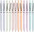 Gel Pens, Office Pens, 12 PCS 0.5mm Black Ink Pens Fine Point Smooth Writing Pens, Ball Point Pens for Journaling, Ink Not Skip, Cute Aesthetic Of...