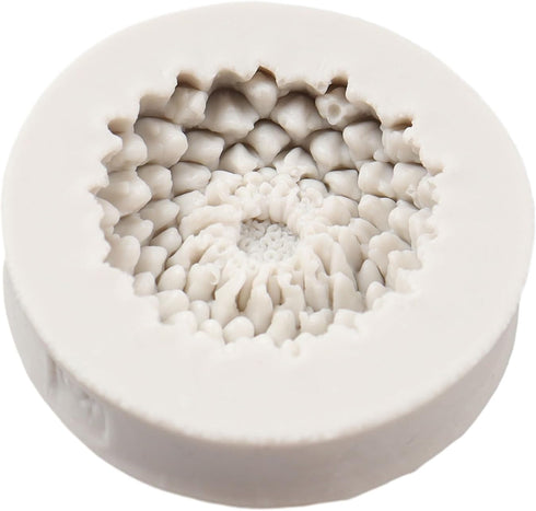 Chrysanthemum Flower Silicone Mold Flower Fondant Molds For Flower Cake Decoration Chocolate Candy Cupcake Topper Sugar Craft Polymer Clay Gum Pas...